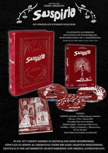 Suspiria (1977) 40 Anniversary Leatherbook Edition, Blu-ray+DVD, RARE OOP HFT! - Bild 1 von 6