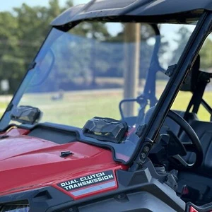 Honda Pioneer 1000-6 2016-2024 Vented Windshield Scratch Resistant Quick Release - Picture 1 of 10