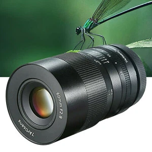 7artisans 60mm F2.8 Manual Focus Macro Lens for Canon EF Sony E M4/3 Fujifilm X - Picture 1 of 10