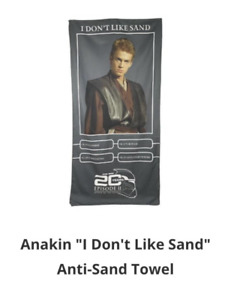 Star Wars Celebration Anaheim 2022: AotC - Anakin I Don't Like Sand Beach Towel