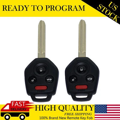 2 para 2015 2016 2017 Subaru Legacy Outback Impreza WRX Forester mando a distancia llavero Foto 1 de 4