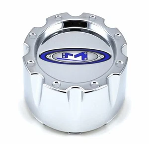 Moto Metal MO950 MO951 MO953 Chrome 8 Lug Wheel Center Cap 3.5" Tall 353K133H - Picture 1 of 5