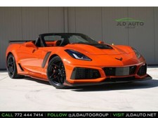 2019 CHEVROLET Corvette ZR1 CONVERTIBLE ONLY 71 MILES! 3ZR! Sebring Orange