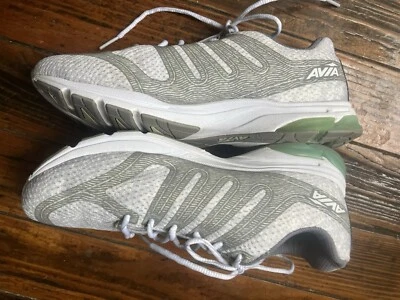 Avia VERSA Women’s Gray Lace Up Athletic Comfortable Sneakers US 8 Shoes  - Image 1 of 4
