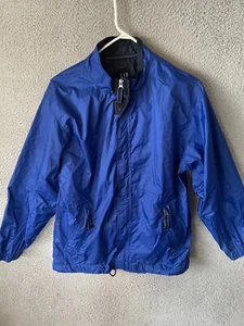 Boys Youth Gap Blue Nylon Full Zip Windbreaker Size 2XL - Picture 1 of 6