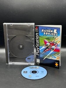 Raiden Project Sony PlayStation PS1 CIB Complete Long Box W/ Reg Card Authentic - Picture 1 of 6