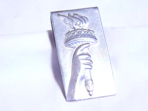 Authentic Tiffany & Co. Sterling Silver Statue of Liberty Torch Money Clip MC212 - Picture 1 of 6