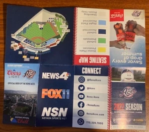 2022 Reno Aces Schedule Free Shipping - Picture 1 of 2