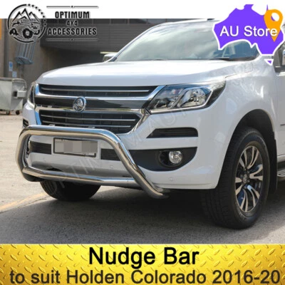 To suit Holden Colorado 2016-2020 Parking Sensor compatible Nudge Bar Guard - image 1 of 2