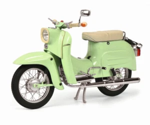Schuco 1/10 Simson Schwalbe KR51 Bike Alloy Diecast Model Car Light green In Box - Picture 1 of 6