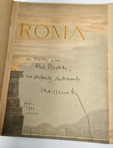 Signed printed Full Score by Jules Massenet of ROMA tragic opera in 5-acts, 1911 - Picture 1 of 18