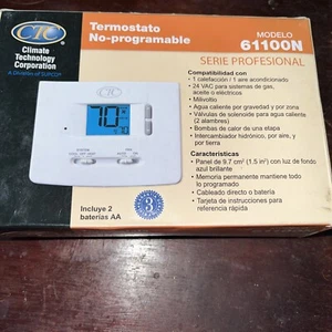 Thermostat HOT & COLD 61100N Digital Thermostat Single Stage Heat Cool CTC - Picture 1 of 9