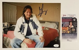 FOTO FIRMADA POR GEORGE JUNG AUTOGRAFIADA 8X10 SOPLADO PELÍCULA DESCANSO EN PAZ CERTIFICADO DE AUTENTICIDAD JSA - Imagen 1 de 3