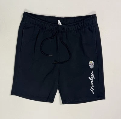 Pantalón Corto Hurley Polar para Hombre Mediano Calavera Logo Cordón Bolsillos Patín Calle Foto 1 de 4