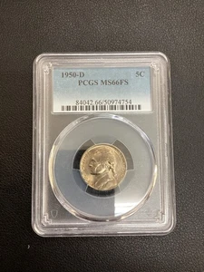 1950 D PCGS MS66FS 5C - Picture 1 of 3