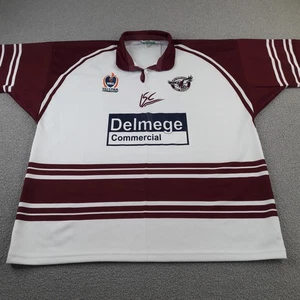 Manly Warringah Rugby Shirt Mens 3XL XXXL ISC Adult Jersey Top Vintage - Picture 1 of 10