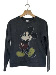 Damen Retro Disney Sweatshirt Mickey Mouse Rundhals - S - Bild 1 von 4