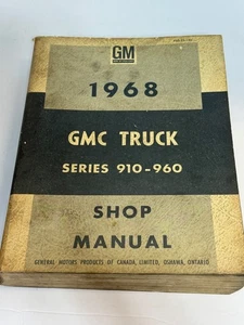 1968 GMC Pickup Truck Original Shop Manual Series 910-960 - Bild 1 von 8