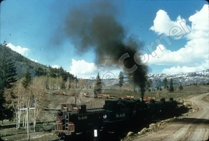 D&RGW Railroad #480 approaching Lobato 6-3-57 35mm Slide Price Chione (0896) - Picture 1 of 1