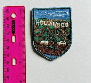 Vintage Souvenir Hollywood California embroidered Sew on patch Unused - Picture 1 of 2