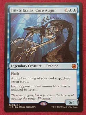 Magic The Gathering ICONIC MASTERS JIN-GITAXIAS CORE AUGUR blue card MTG - Image 1 of 2