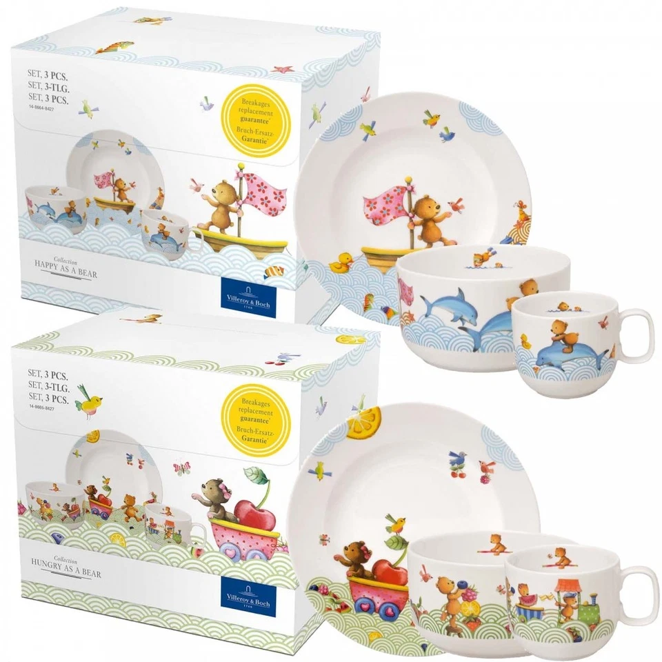 Villeroy und Boch Kindergeschirr 3-tlg. Happy-Hungry as a Bear - Bild 1 von 1