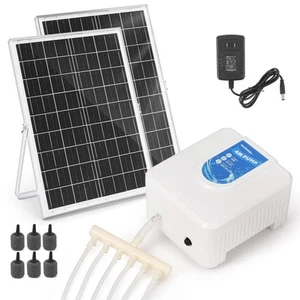 Solar Pond Aerator 380GPH, 16W Powerful Solar Air Pump with 2pcs 30W Solar Pa... - Picture 1 of 7