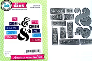 Impression Obsession AMPERSAND SET Thin Steel Craft Cutting Die DIE776-Y Stencil - Picture 1 of 1