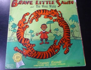 Vintage Little Brave Sambo 45 rpm Picture sleeve Little Black Sambo - Picture 1 of 2