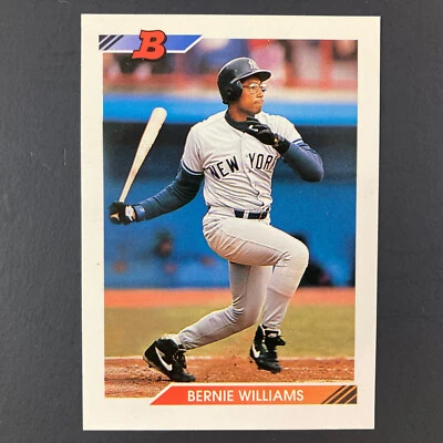 Bernie Williams 1992 Bowman Card #407 MLB New York Yankees - Image 1 of 2