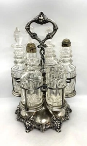 "Antiguo Wilkens Juego Cruet Grande de 13""" - Imagen 1 de 12