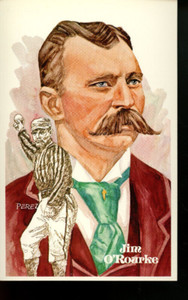 1980 Perez-Steele HOF Postcard #37 Jim O'Rourke