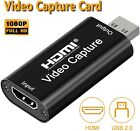 DIGITNOW! HDMI Video Capture, Audio Video Capture Karten HDMI auf USB, Full HD...