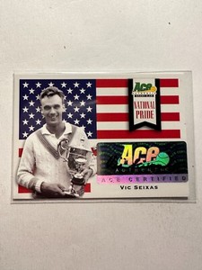 K55,602 - 2013 Ace Authentic Grand Slam National Pride Auto #NPVS1 Vic Seixas