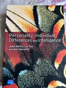 Personality, Infividual Differences And Intelligence Maltby, Day And Mascaskill - Picture 1 of 2