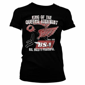 Licensed B.S.A Motorcycles King Of The Queens Highway Women T-Shirt S-XXL Sizes - Picture 1 of 1
