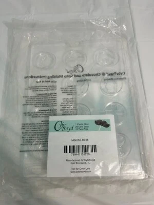 NEW Cybr Trayd Plastic Soap OR Chocolate Mold, Bags, & Ties - Image 1 of 4