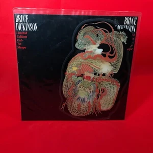 BRUCE DICKINSON Tattooed Millionaire 1990 UK shaped vinyl 7" Picture Disc single - Picture 1 of 3