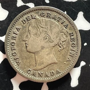 1858 Canada 10 Cents Lot#T4779 Silver! - Picture 1 of 2