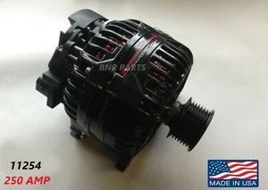 250 AMP 11254 Alternator Volkswagen High Output Performance HD Powder Coated NEW - Picture 1 of 2
