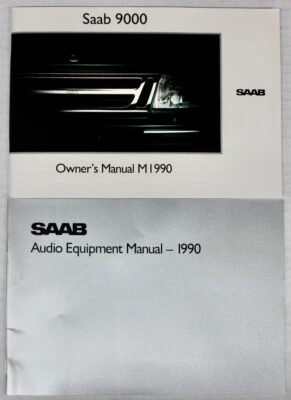 Original 1990 Saab 9000 Owner’s Manual/Audio Equipment Manual Unused - Image 1 of 4