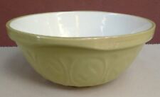 GRIPSTAND T.G.GREEN  MIXING  BOWL  EMBOSSED PATTERN ENGLAND  12'' TAN COLOR