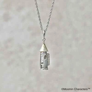 MUMIN Rokuzan Collaboration Muminhaus Medaillon Anhänger SV925 Japan - Bild 1 von 5
