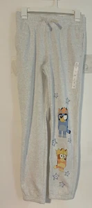 Bluey Girl's Size XL Fleece Jogger Sweatpants Pants French Terry - Oatmeal - Picture 1 of 2
