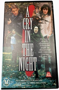 A Cry In The Night VHS Video Cassette Tape PAL Black Small Box M15+ 1992 - Picture 1 of 12