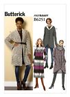 B6241 Butterick Very Easy Sweater Jacket & Coat Fitted Butterick B6241