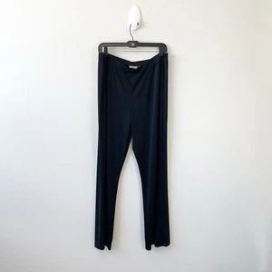 Pantalones Easywear By Chico’s Pull On Negros Slinky Tejido Elastizados Para Mujer Talla 3/16-18 - Imagen 1 de 10