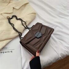 Leather Crossbody Bags COFFE For Women 2021 hit Simple Fashion Shoulder Bag Lady