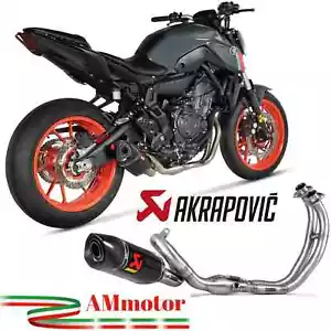Akrapovic Yamaha MT-07 2015 Scarico Completo Per Moto Racing Line In Carbonio - Bild 1 von 6