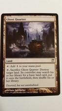 1x GHOST QUARTER  - Innistrad/Commander - MTG - NM - Magic the Gathering